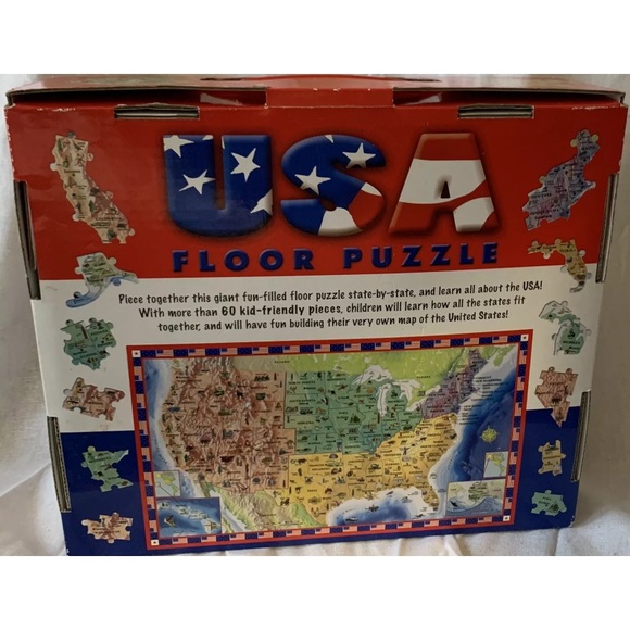 Five Mile Press USA Floor Puzzle United States of America Educational Geography - Picture 6 of 8